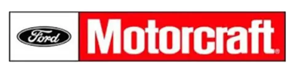 Ford Motorcraft logo on red background